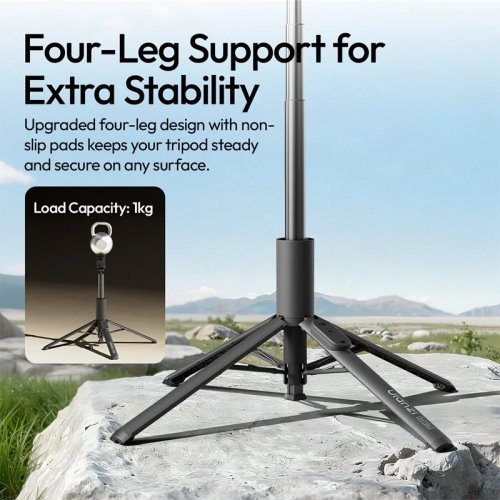 Селфі-монопод Ulanzi MT86 Automatic Phone Tripod (S023) Black купити в Україні | Telemart фото