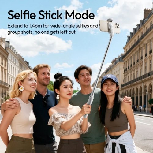 Селфі-монопод Ulanzi MT86 Automatic Phone Tripod (S023) Black купити в Україні | Telemart фото