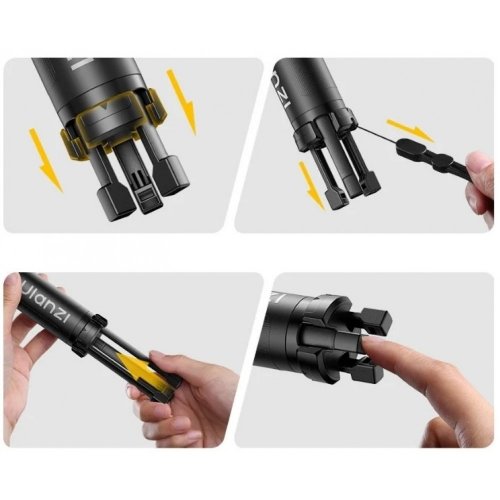 Селфі-монопод Ulanzi MT98 Foldable Selfie Stick (S054) Black купити в Україні | Telemart фото