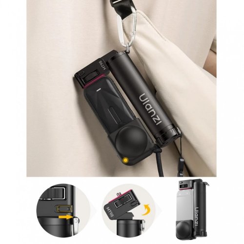 Селфі-монопод Ulanzi MT98 Foldable Selfie Stick (S054) Black купити в Україні | Telemart фото