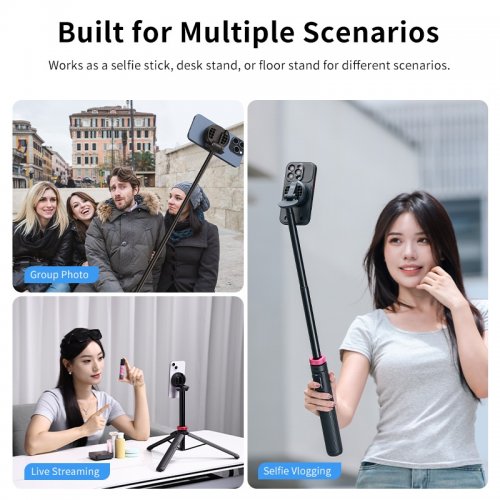 Штатив Ulanzi MT-84 Magnetic Tripod for Phone (T001 MT-84) Black купить в Украине | Telemart фото
