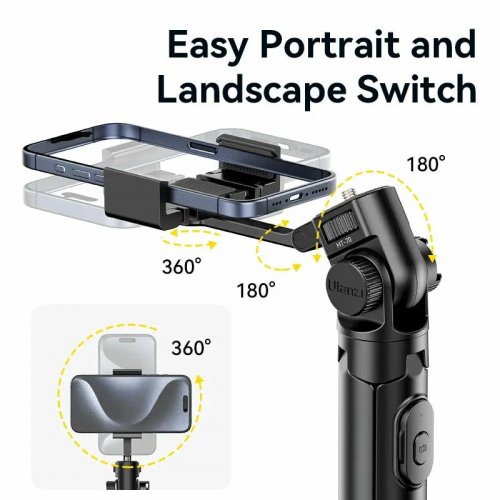 Штатив Ulanzi Vijim MT-70 Tripod (T027GBB1 MT-70) Black купити в Україні | Telemart фото