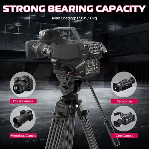 Штатив Ulanzi MT-81 Tripod 155cm (T080GBB1) Black купить в Украине | Telemart фото