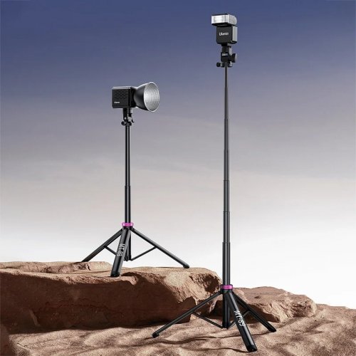 Штатив Ulanzi MT-89 Quick-Release Light Stand with Cold Shoe Mount 39-208cm (T082 MT-89) Black купити в Україні | Telemart фото