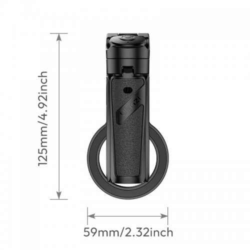 Селфі-монопод Ulanzi JJ03 3-in-1 Magnetic Phone Tripod with Remote Control (T090) Black купити в Україні | Telemart фото