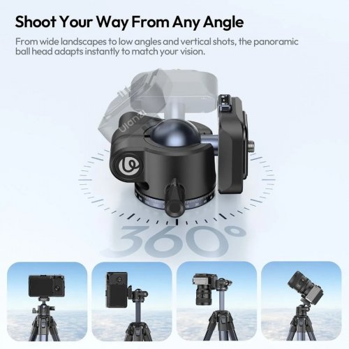 Штатив Ulanzi OMBRA II YING Tripod 156cm (T156) Black купити в Україні | Telemart фото