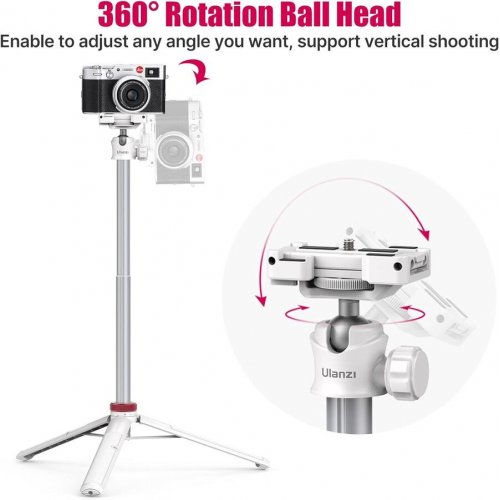 Штатив Ulanzi Vijim Multi-Functional Mini Tripod (UV-2503A MT-44) White купити в Україні | Telemart фото