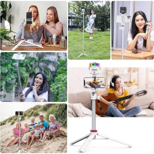 Штатив Ulanzi Vijim Multi-Functional Mini Tripod (UV-2503A MT-44) White купити в Україні | Telemart фото