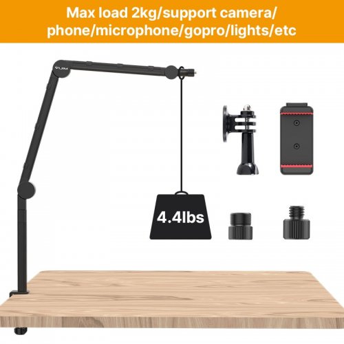 Штатив-держатель Ulanzi Vijim Microphone Boom Arm (UV-2806 LS24) Black купить в Украине | Telemart фото