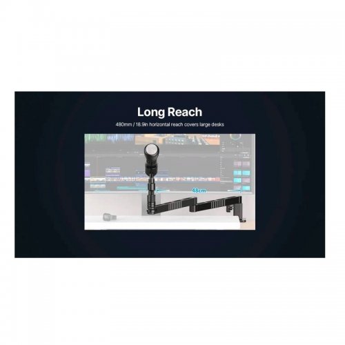 Штатив-пантограф Ulanzi Vijim Low-Level Microphone Stand (UV-2991 LS26) Black купити в Україні | Telemart фото