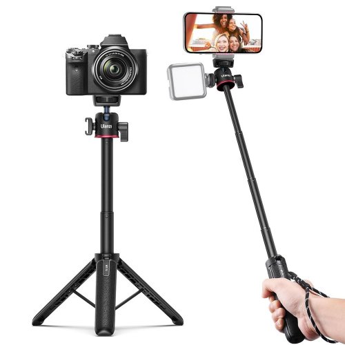 Штатив Ulanzi Vijim MT-73 Tripod with 1/4 Cold Shoe 55cm (UV-T048GBB1 MT-73) Black купити в Україні | Telemart фото