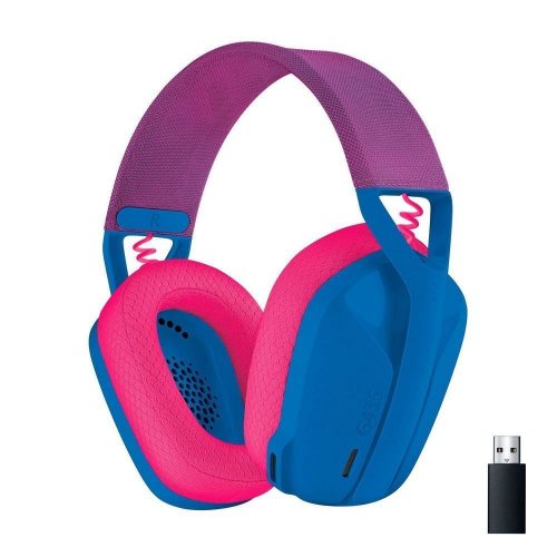 Уцінка навушники Logitech G435 Lightspeed (981-001062) Blue/Raspberry (Розкрита упаковка, 898173) купити в Україні | Telemart фото