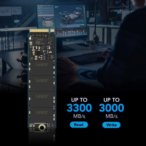 Уцінка ssd-диск Lexar NM620 3D NAND TLC 1TB M.2 (2280 PCI-E) NVMe x4 (LNM620X001T-RNNNG) (Розкрита упаковка, 898186) купити в Україні | Telemart фото