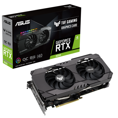 Відеокарта Asus TUF Gaming GeForce RTX 3050 OC 8192MB (TUF-RTX3050-O8G-GAMING) (Відновлено продавцем, 898191) купити в Україні | Telemart фото