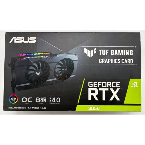 Відеокарта Asus TUF Gaming GeForce RTX 3050 OC 8192MB (TUF-RTX3050-O8G-GAMING) (Відновлено продавцем, 898191) купити в Україні | Telemart фото