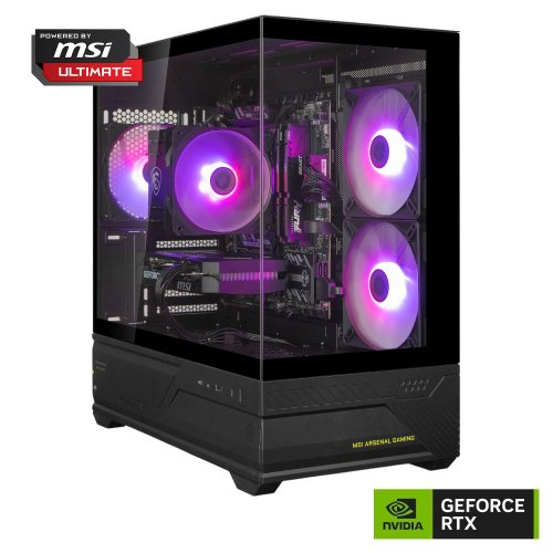 Комп'ютер Dragon Lucky Spectre Powered_by MSI (RTX 5060TI16G - R5 7500F) Black купити в Україні | Telemart фото