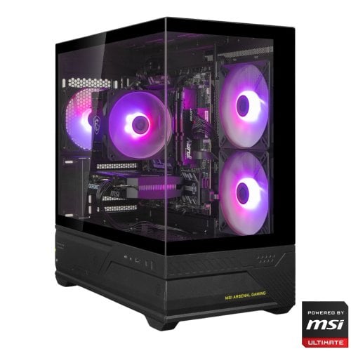 Компьютер Dragon Lucky Spectre Powered_by MSI (RTX 5060TI16G - R5 7500F) Black купить в Украине | Telemart фото