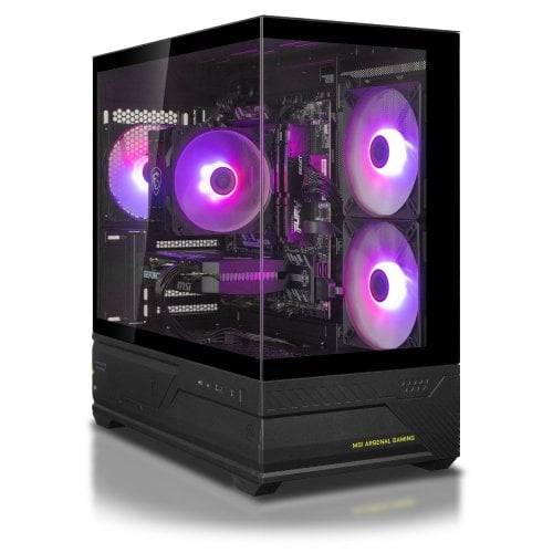 Компьютер Dragon Lucky Spectre Powered_by MSI (RTX 5060TI16G - R5 7500F) Black купить в Украине | Telemart фото
