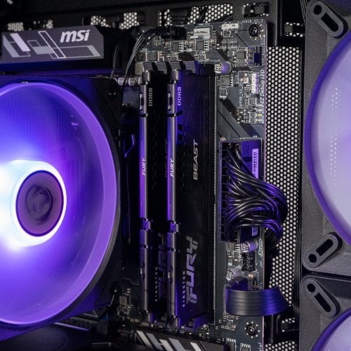 Компьютер Dragon Lucky Spectre Powered_by MSI (RTX 5060TI16G - R5 7500F) Black купить в Украине | Telemart фото