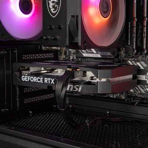 Компьютер Dragon Lucky Spectre Powered_by MSI (RTX 5060TI16G - R5 7500F) Black купить в Украине | Telemart фото