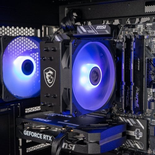 Компьютер Dragon Lucky Spectre Powered_by MSI (RTX 5060TI16G - R5 7500F) Black купить в Украине | Telemart фото