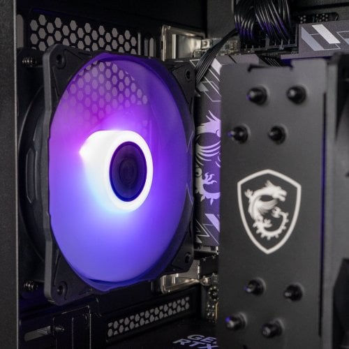 Компьютер Dragon Lucky Spectre Powered_by MSI (RTX 5060TI16G - R5 7500F) Black купить в Украине | Telemart фото