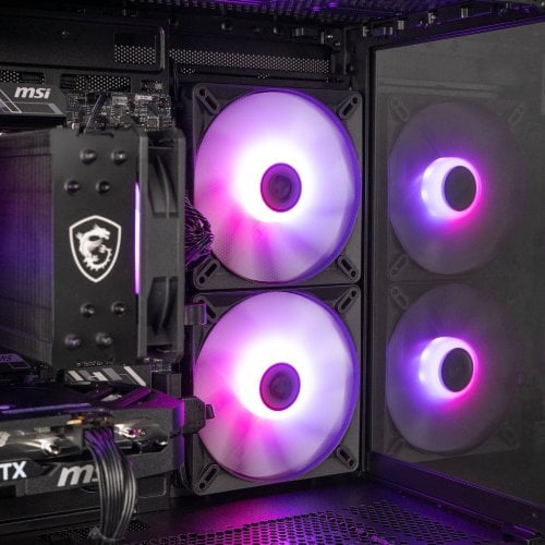Компьютер Dragon Lucky Spectre Powered_by MSI (RTX 5060TI16G - R5 7500F) Black купить в Украине | Telemart фото