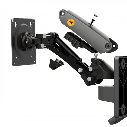Кронштейн для монитора NB Ergonomic 17-27" F120 Gas Spring Monitor Arm Matt Charcoal купить в Украине | Telemart фото