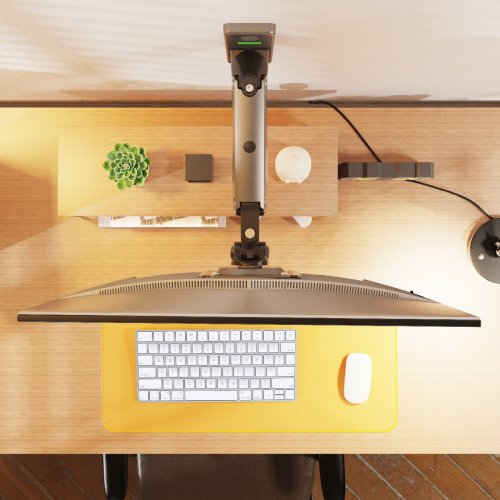 Кронштейн для монитора NB Ergonomic 17-27" F120 Gas Spring Monitor Arm Matt Charcoal купить в Украине | Telemart фото