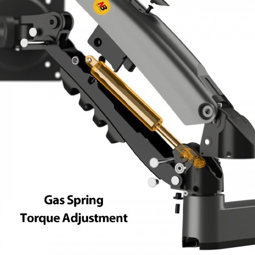 Кронштейн для монитора NB Ergonomic 17-32" H100 Gas Spring Monitor Arm Matt Charcoal купить в Украине | Telemart фото