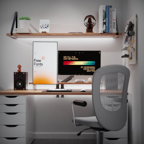 Кронштейн для монитора NB Ergonomic 17-32" F160 Gas Spring Monitor Arm Matt Charcoal купить в Украине | Telemart фото