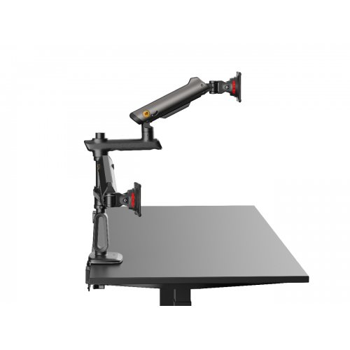 Кронштейн для монитора NB Ergonomic 27-50" D9C Mechanical Spring Monitor Arm Matt Charcoal купить в Украине | Telemart фото