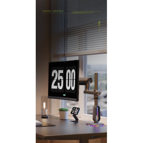 Кронштейн для монитора NB Ergonomic 32-60" F7 Mechanical Spring Monitor Arm Matt Charcoal купить в Украине | Telemart фото