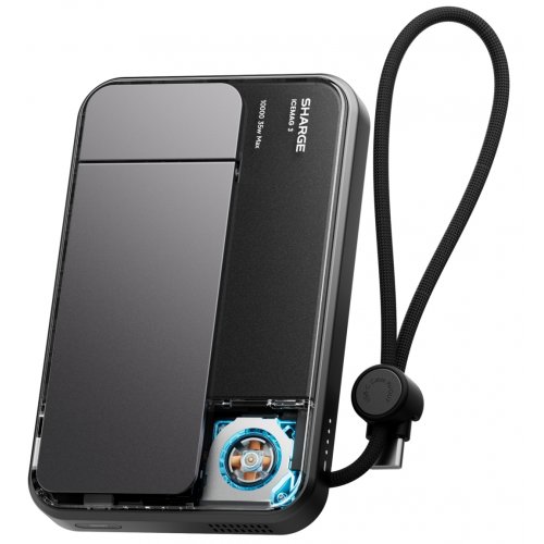 Powerbank SHARGE ICEMAG 3 10000mAh 35W (YDD-SG-HW-JF3CX-HEI) Black купити в Україні | Telemart фото