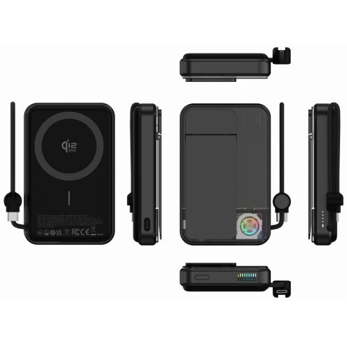Powerbank SHARGE ICEMAG 3 10000mAh 35W (YDD-SG-HW-JF3CX-HEI) Black купити в Україні | Telemart фото
