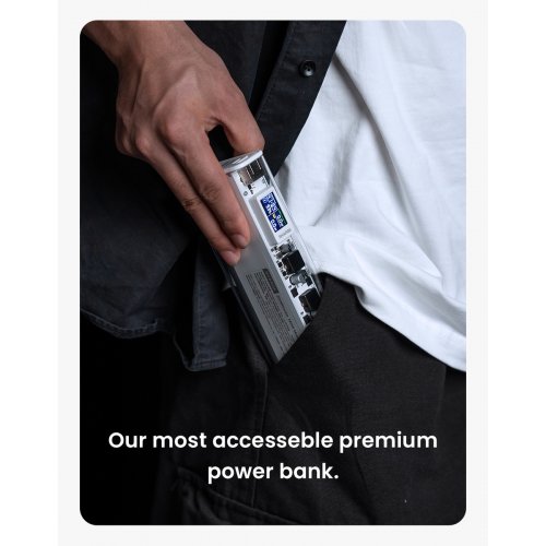 Powerbank SHARGE Shargeek 140 20000mAh 140W (YDD-SG-140-YIN) Silver/Gray купити в Україні | Telemart фото