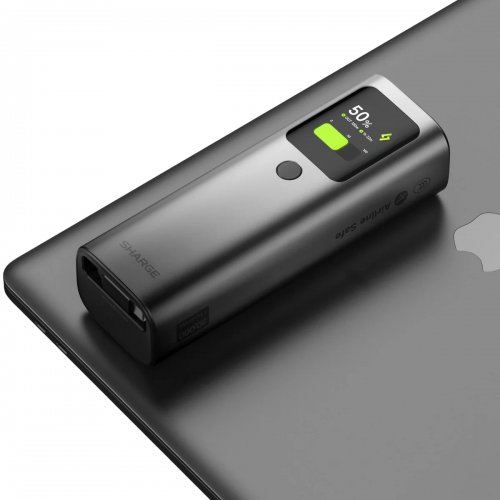 Powerbank SHARGE Retractable 165 20000mAh 165W (YDD-SG-E4SSX-HEI) Space Gray купить в Украине | Telemart фото