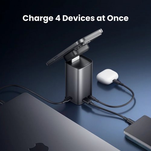 Powerbank SHARGE StandMag 15000 15000mAh 115W (YDD-SG-E5CXEHY-HEI) Space Gray купить в Украине | Telemart фото
