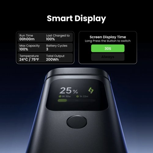 Powerbank SHARGE StandMag 15000 15000mAh 115W (YDD-SG-E5CXEHY-HEI) Space Gray купить в Украине | Telemart фото