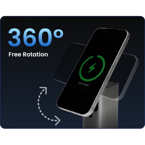 Powerbank SHARGE StandMag 15000 15000mAh 115W (YDD-SG-E5CXEHY-HEI) Space Gray купить в Украине | Telemart фото