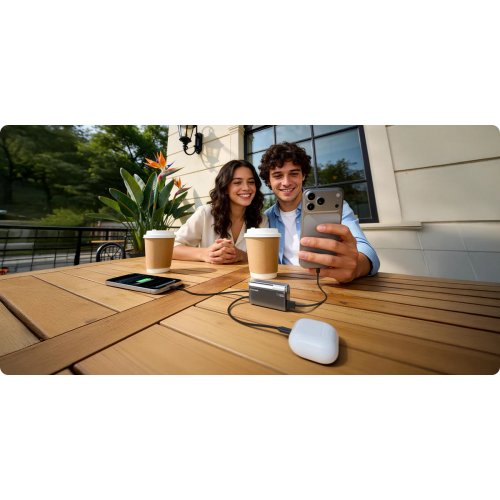 Powerbank SHARGE Flow 3 10000mAh 45W (YDD-SG-SX3-BAI) White купити в Україні | Telemart фото