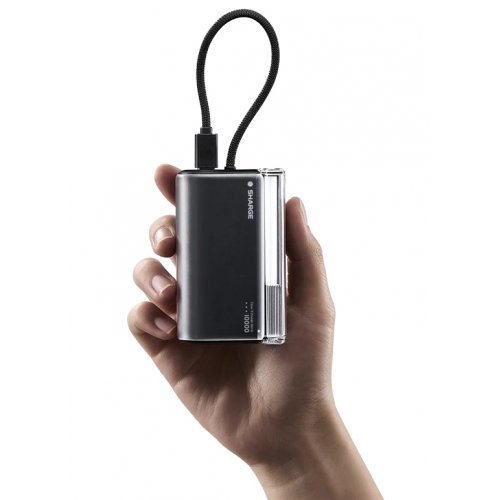 Powerbank SHARGE Flow 3 10000mAh 45W (YDD-SG-SX3-HEI) Black купити в Україні | Telemart фото