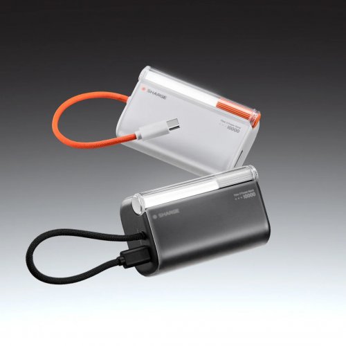 Powerbank SHARGE Flow 3 10000mAh 45W (YDD-SG-SX3-HEI) Black купити в Україні | Telemart фото