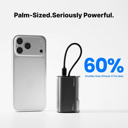Powerbank SHARGE Flow 3 10000mAh 45W (YDD-SG-SX3-HEI) Black купити в Україні | Telemart фото