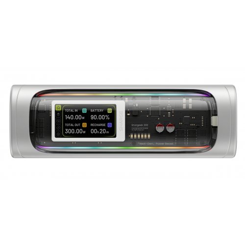 Powerbank SHARGE Shargeek 300 24000mAh 300W (YDD-SG-300-CJ-YIN) Silver купить в Украине | Telemart фото