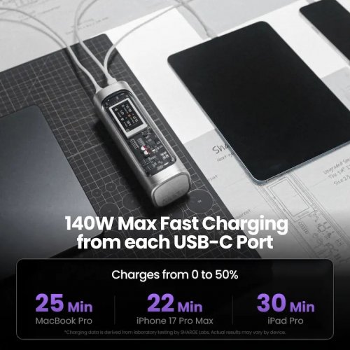 Powerbank SHARGE Shargeek 300 24000mAh 300W (YDD-SG-300-CJ-YIN) Silver купить в Украине | Telemart фото