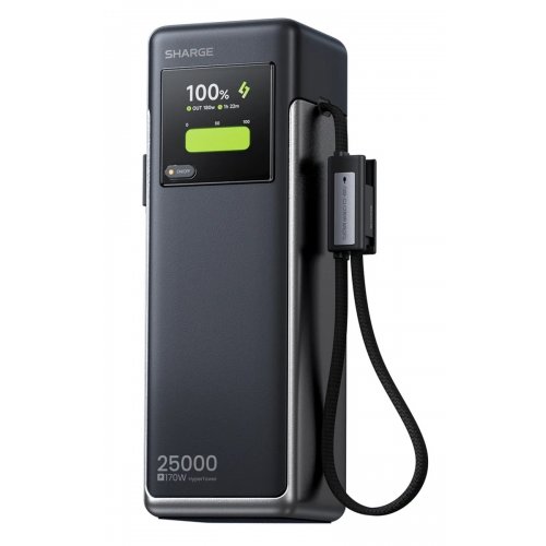 Powerbank SHARGE Hyper Tower 170 25000mAh 170W (YDD-SG-170-YDCC-HEI) Black купити в Україні | Telemart фото