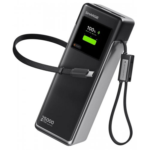Powerbank SHARGE Hyper Tower 170 25000mAh 170W (YDD-SG-170-YDCC-HEI) Black купити в Україні | Telemart фото