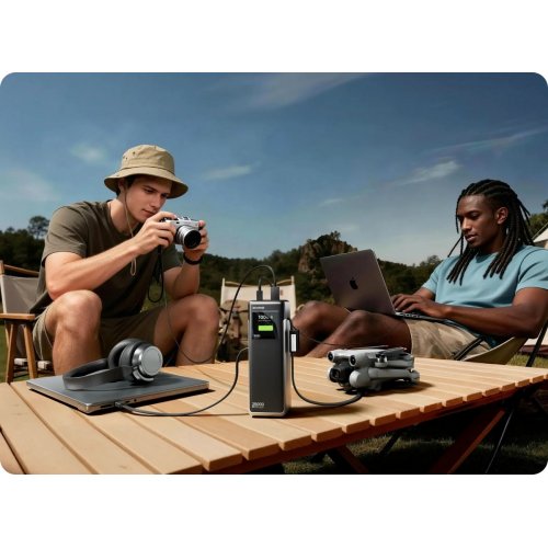 Powerbank SHARGE Hyper Tower 170 25000mAh 170W (YDD-SG-170-YDCC-HEI) Black купити в Україні | Telemart фото