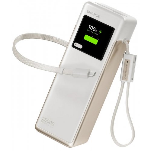 Powerbank SHARGE Hyper Tower 170 25000mAh 170W (YDD-SG-170-YDCC-BAI) White купити в Україні | Telemart фото